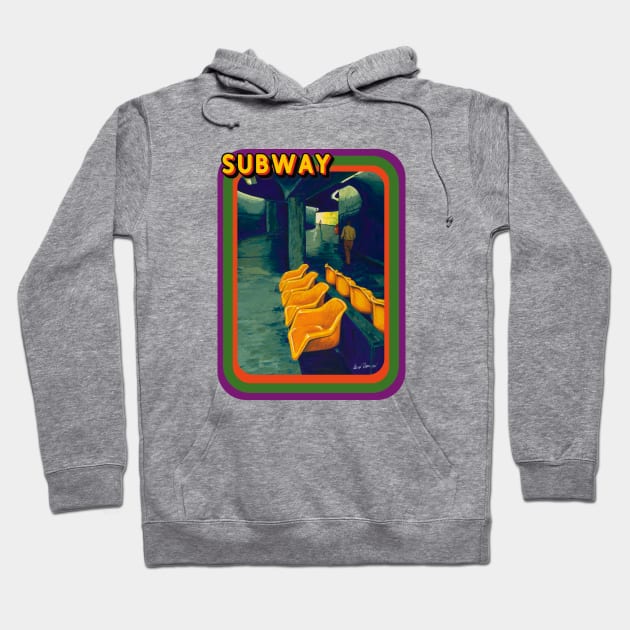 Contemporary Daily Life: Subway Hoodie by Ibere Romani